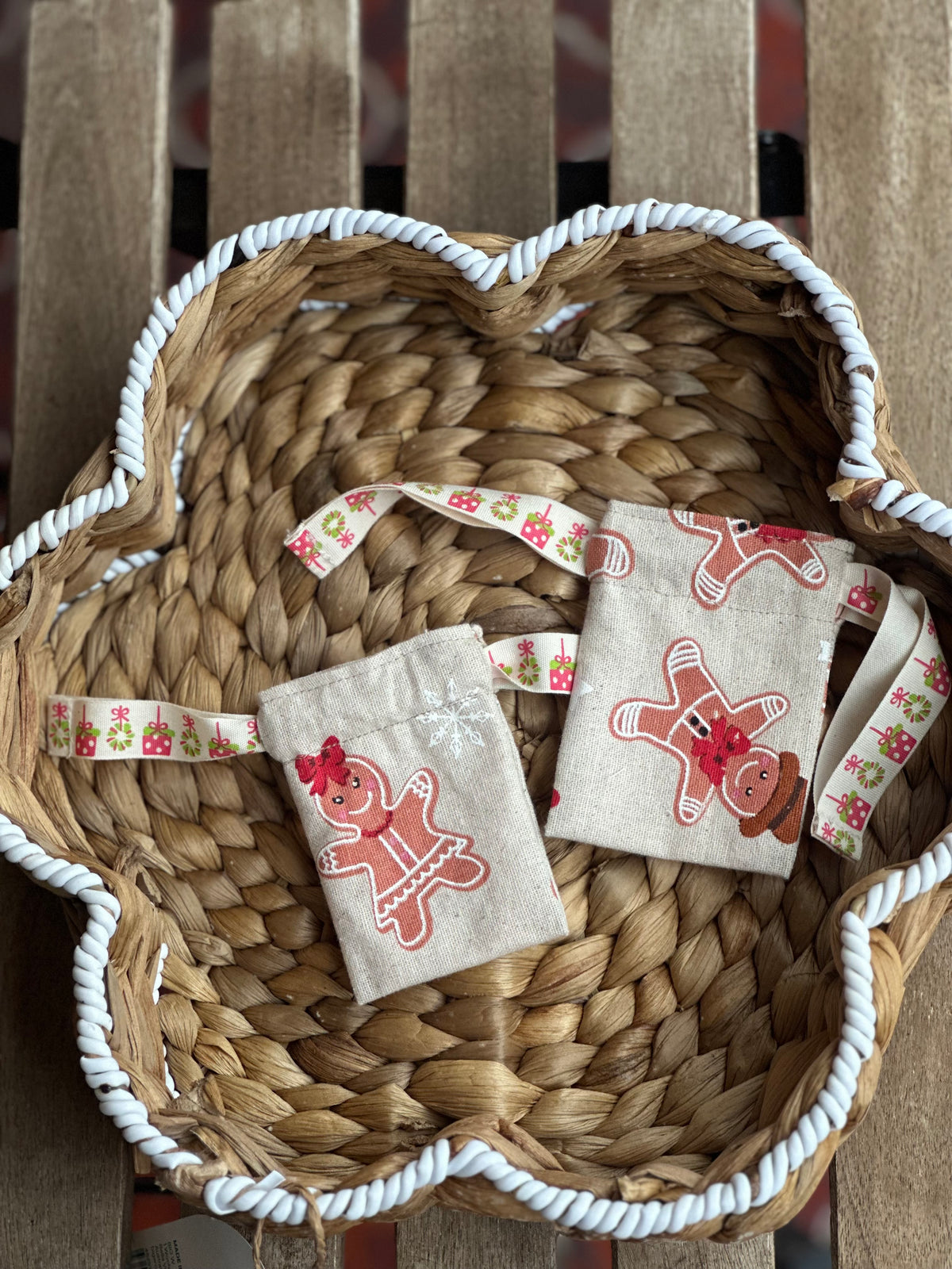 Gingie Weihnachten Xmas Mini-Beutel mit Kordelzug (1 St.)