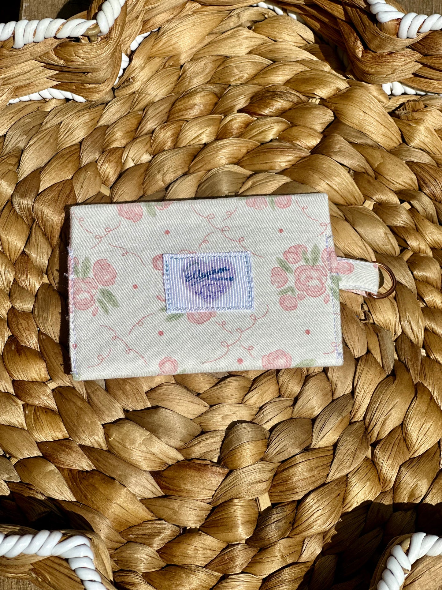 Pink Flora Card Case