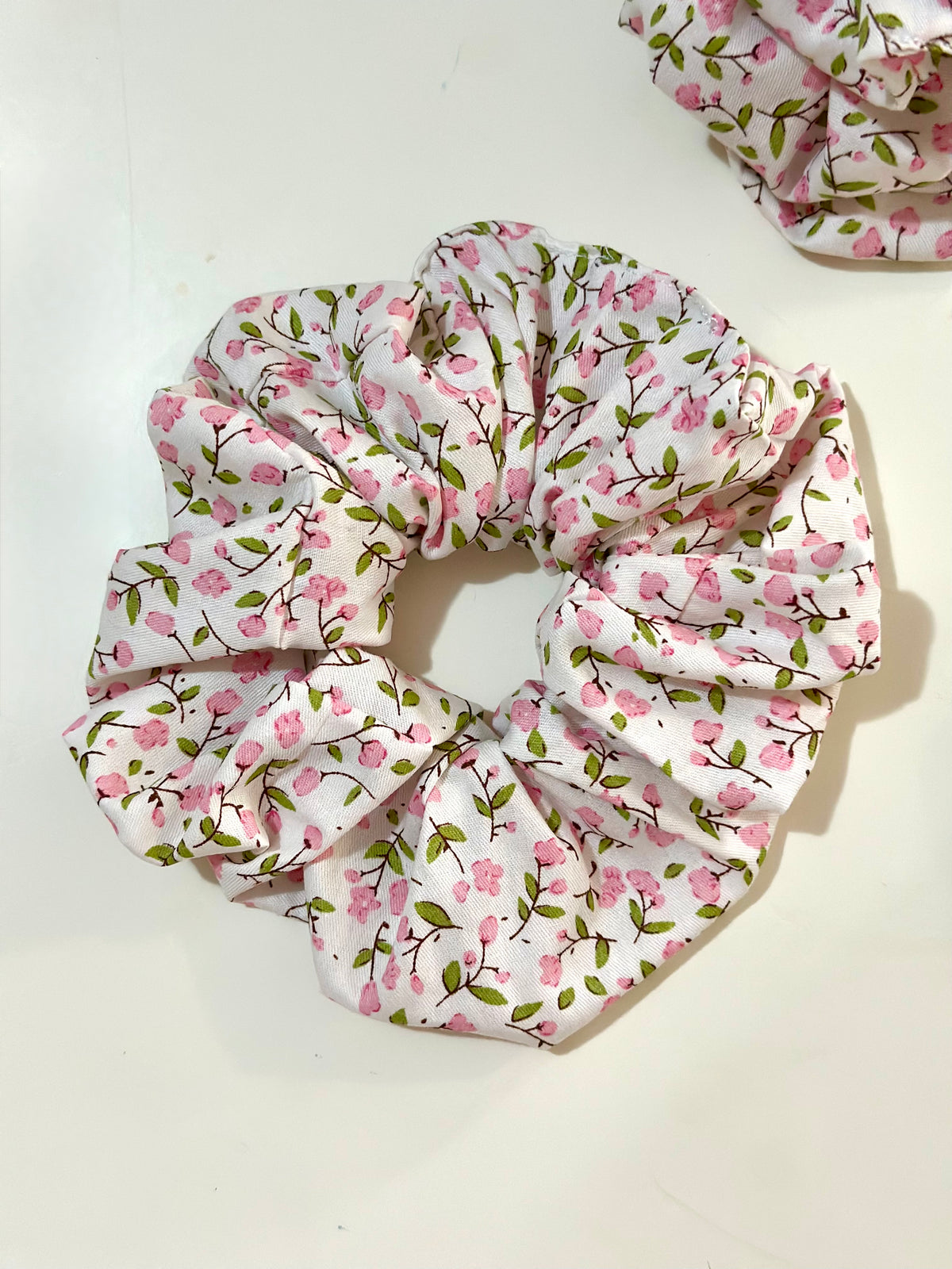 Pretty Spring Hair Scrunchie