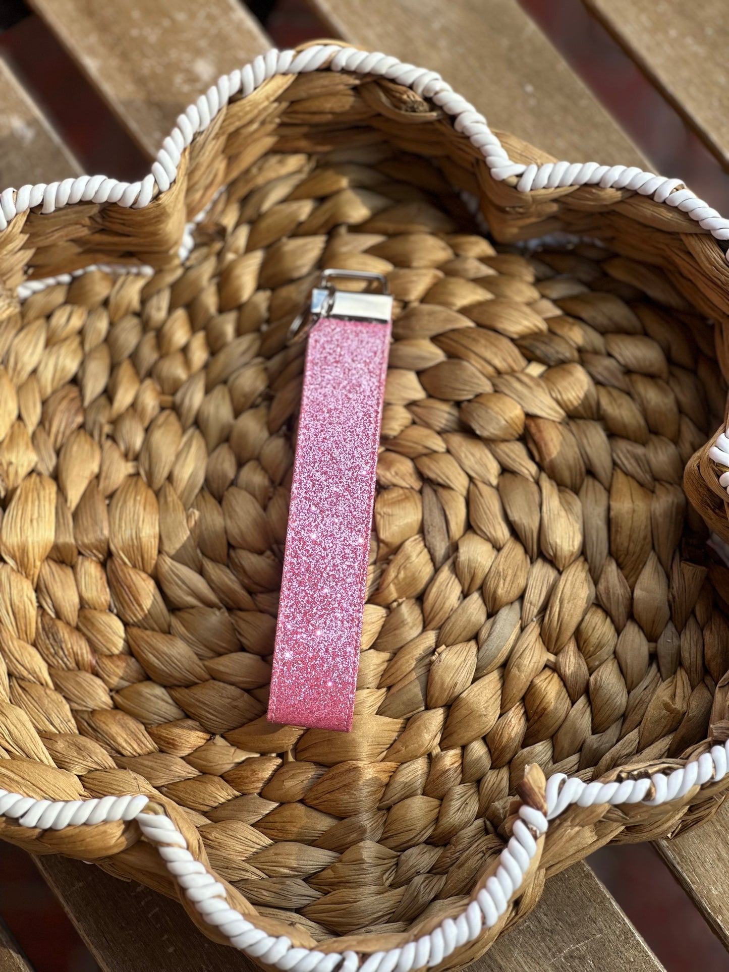 Pink Glitter Wristlets