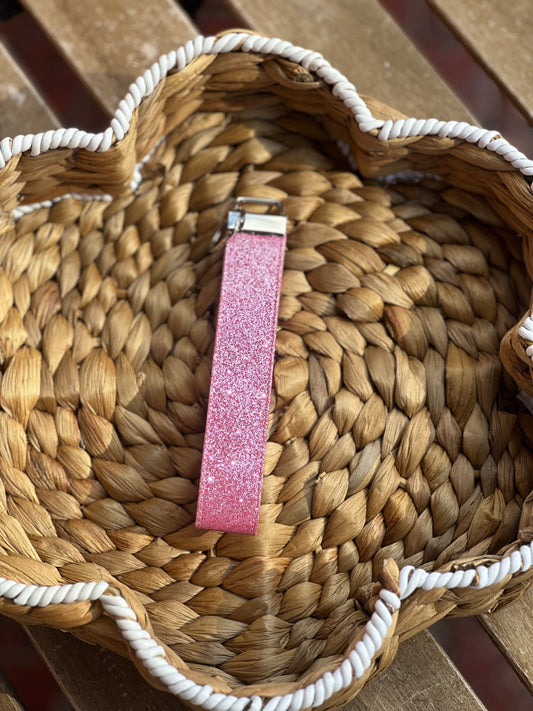 Pink Glitter Wristlets