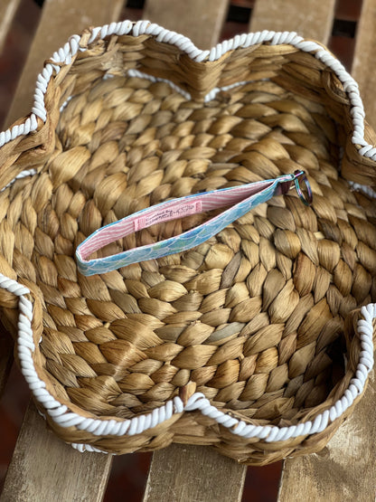 Blue Mermaid Wristlet