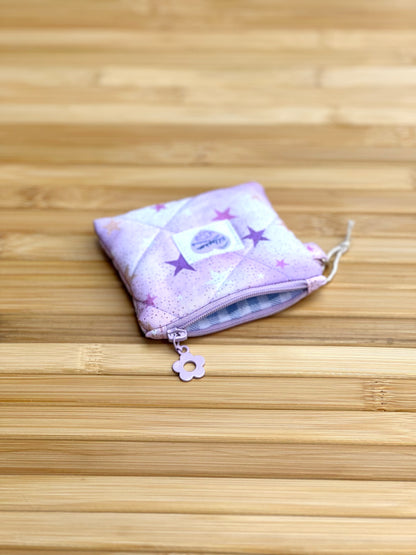 Twinkle Stars Mini Zipper Purse