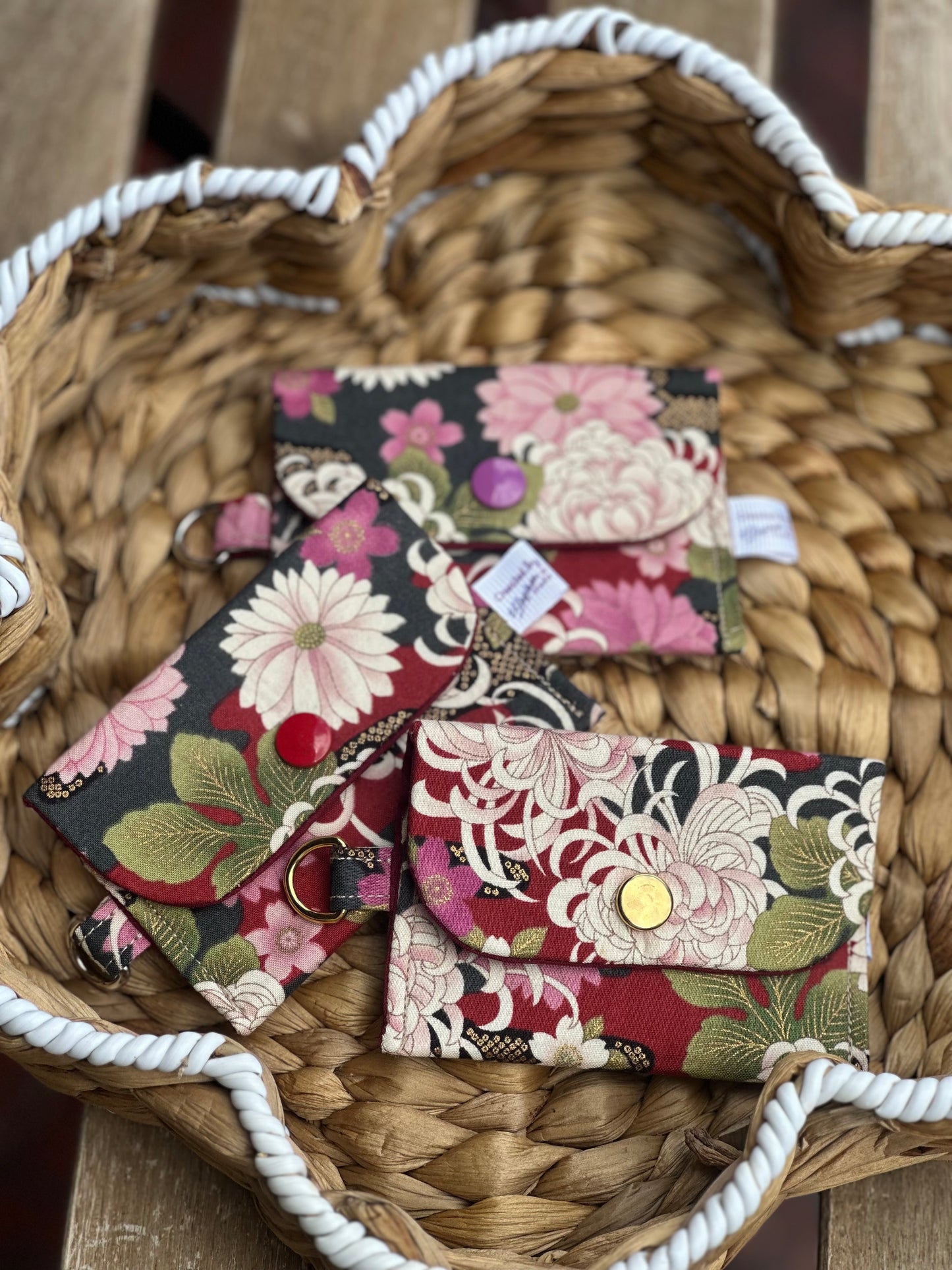 Red Kimono Card Case