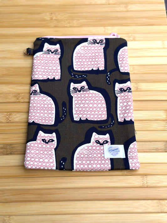 Purrfect Chapter Cat Print Book Sleeve
