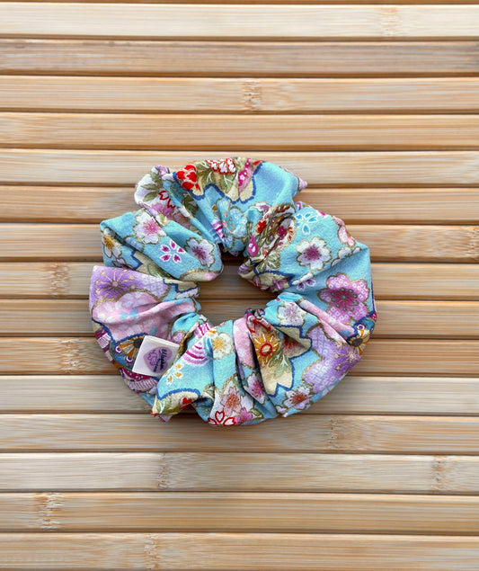 Kyoto Bloom Kimono Hair Scrunchie