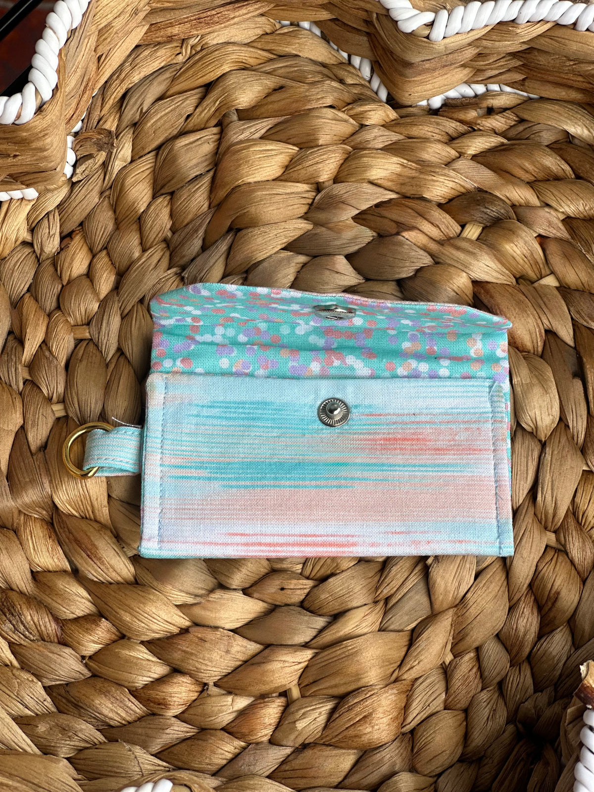 Ellephon studios inner blue sunset card case