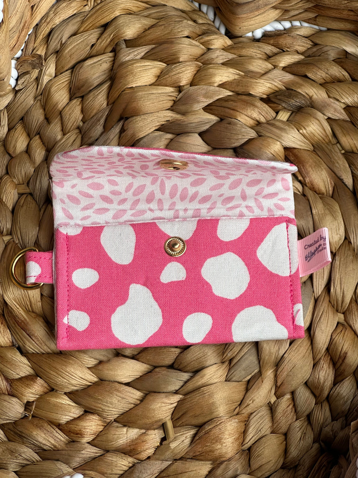 Ellephon Studios Gold Inner Moo Moo Card Case