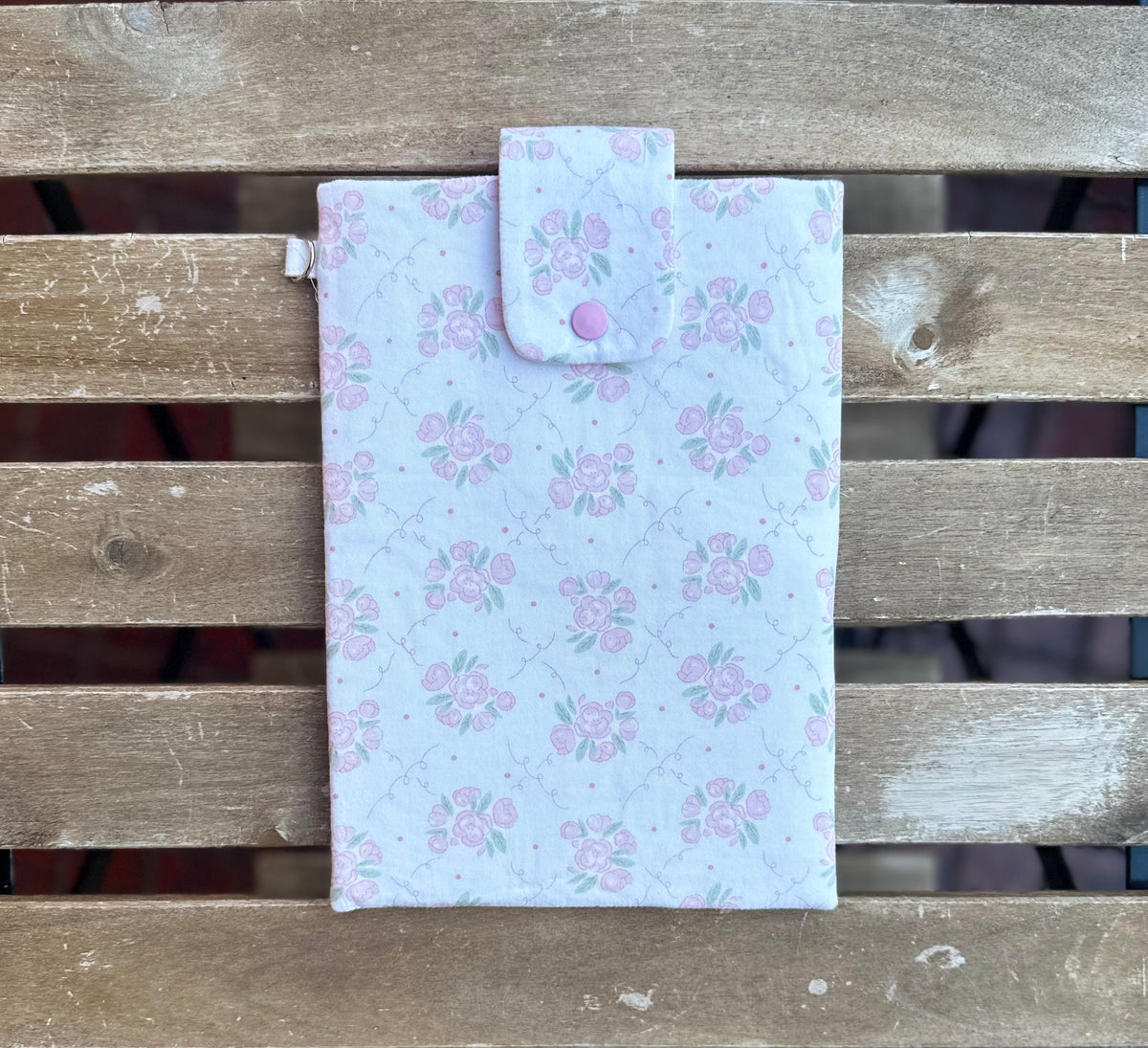 Ellephon studios pink pink  flora Booksleeve 